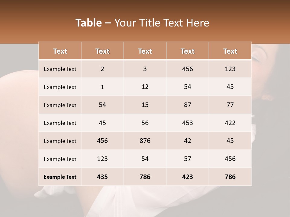 Tummy Mother Mum PowerPoint Template