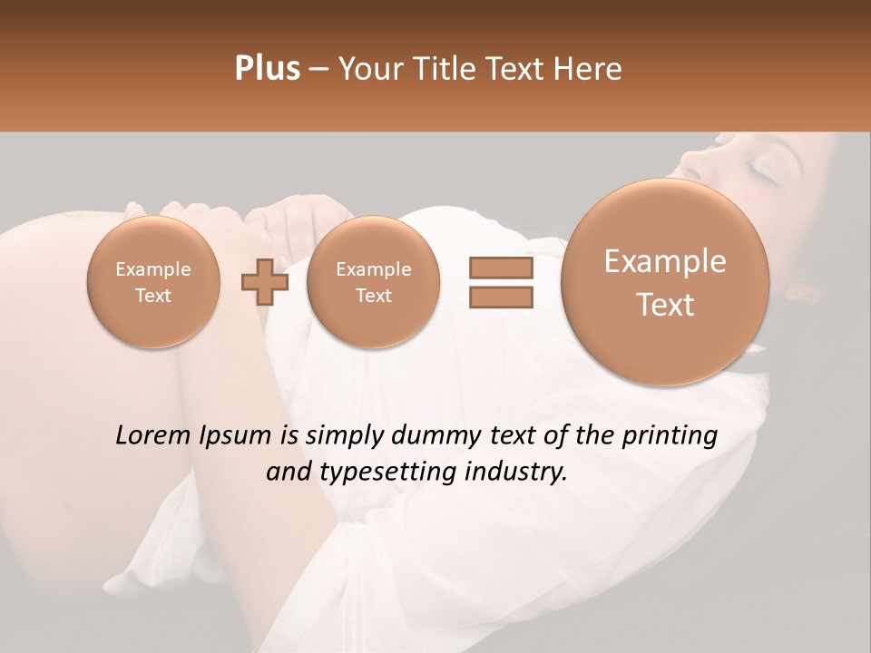 Tummy Mother Mum PowerPoint Template