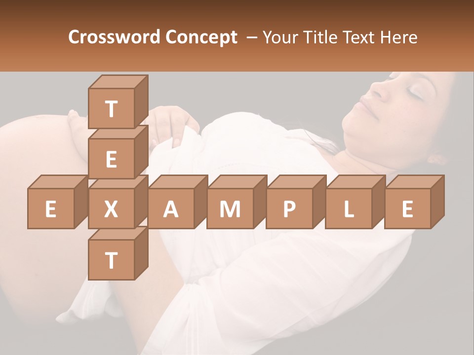 Tummy Mother Mum PowerPoint Template