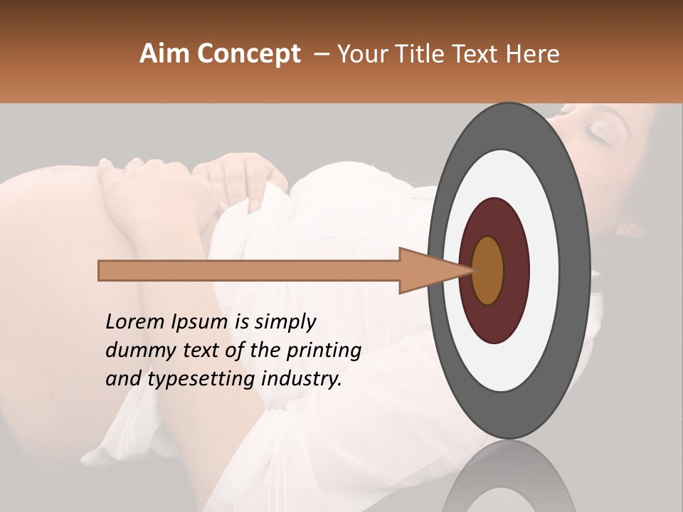 Tummy Mother Mum PowerPoint Template