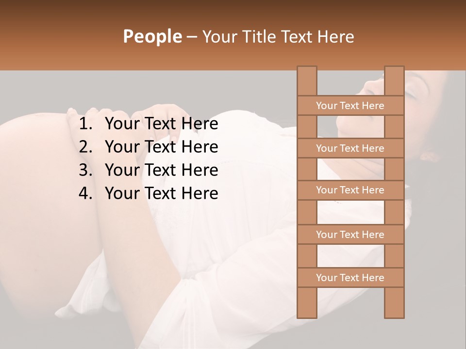 Tummy Mother Mum PowerPoint Template