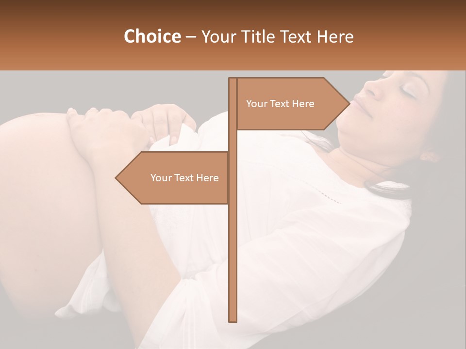 Tummy Mother Mum PowerPoint Template