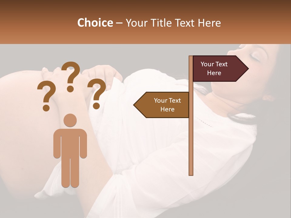 Tummy Mother Mum PowerPoint Template