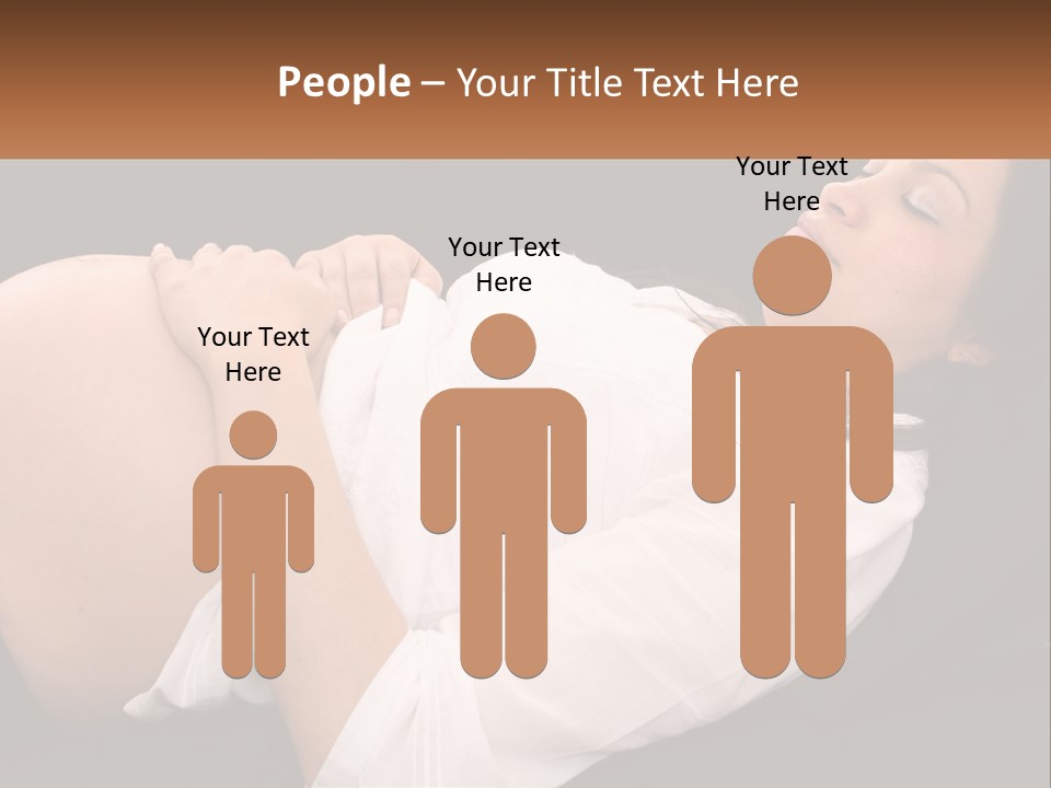 Tummy Mother Mum PowerPoint Template