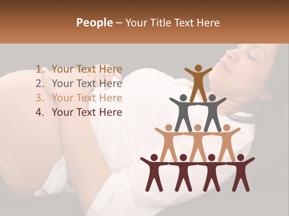 Tummy Mother Mum PowerPoint Template