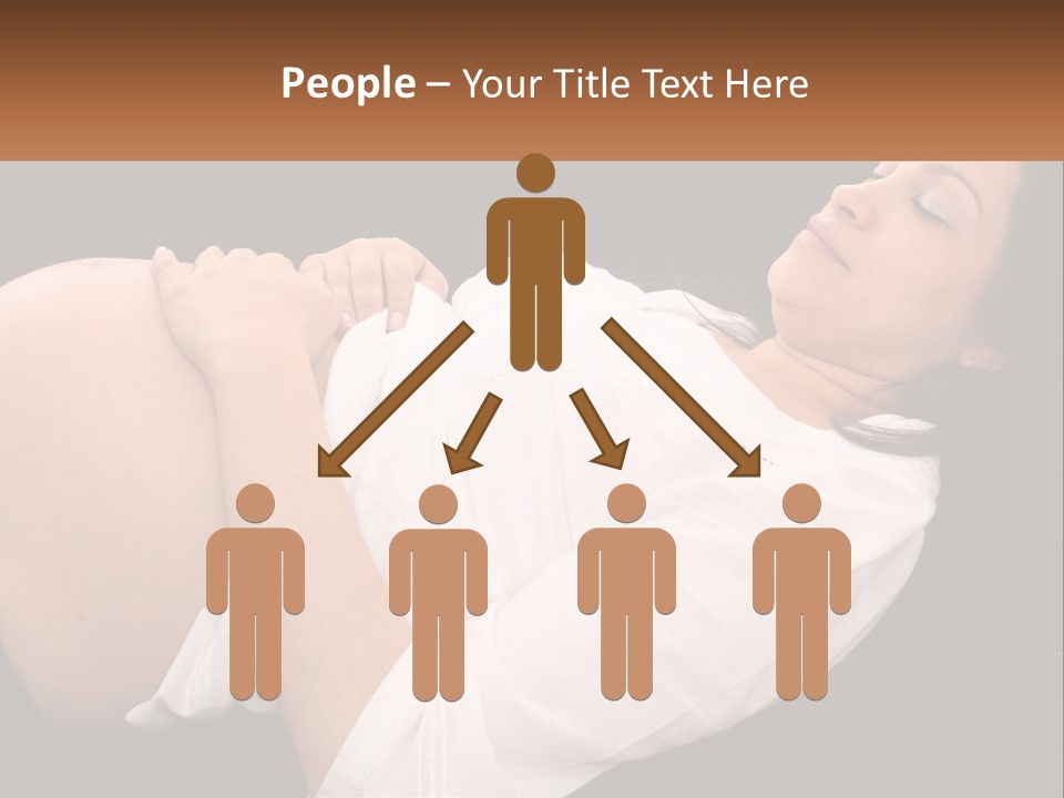 Tummy Mother Mum PowerPoint Template