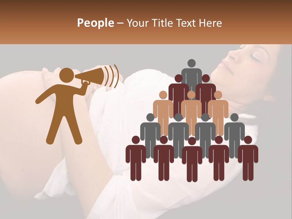 Tummy Mother Mum PowerPoint Template