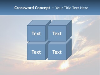 Dark Illuminated Yellow PowerPoint Template