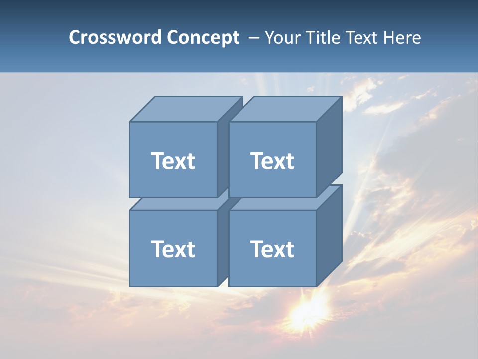 Dark Illuminated Yellow PowerPoint Template