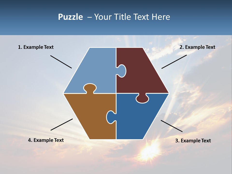 Dark Illuminated Yellow PowerPoint Template