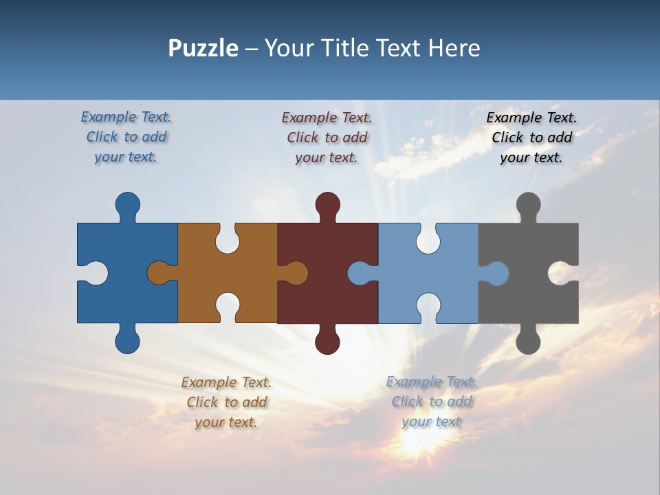 Dark Illuminated Yellow PowerPoint Template