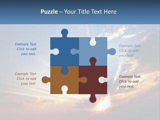 Dark Illuminated Yellow PowerPoint Template
