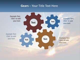 Dark Illuminated Yellow PowerPoint Template