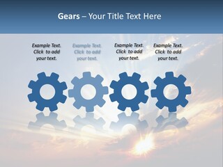 Dark Illuminated Yellow PowerPoint Template