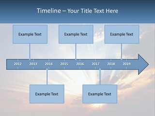 Dark Illuminated Yellow PowerPoint Template