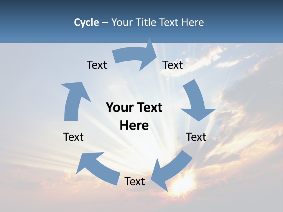 Dark Illuminated Yellow PowerPoint Template