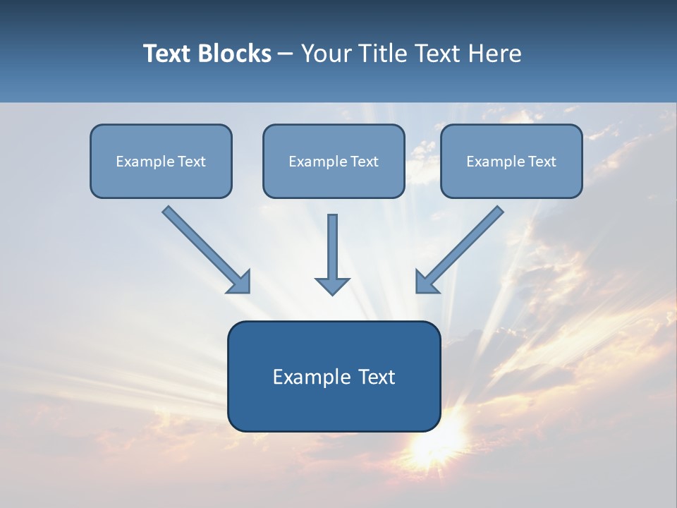 Dark Illuminated Yellow PowerPoint Template