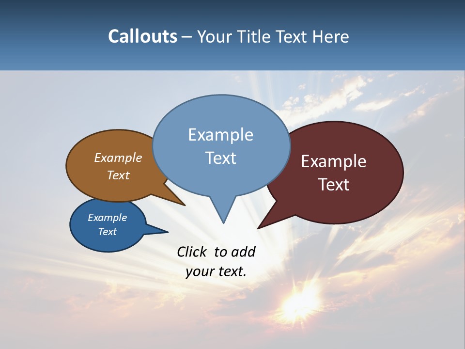 Dark Illuminated Yellow PowerPoint Template