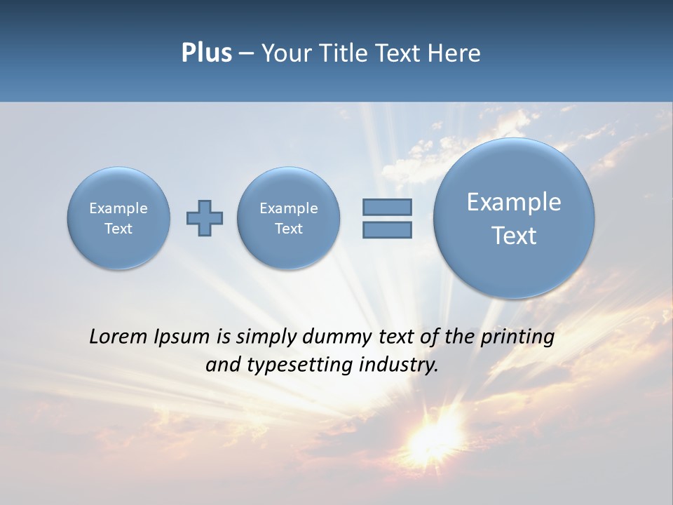 Dark Illuminated Yellow PowerPoint Template