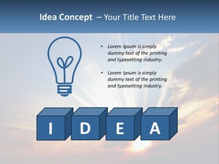 Dark Illuminated Yellow PowerPoint Template