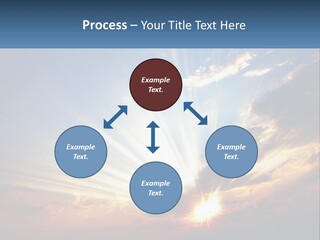 Dark Illuminated Yellow PowerPoint Template