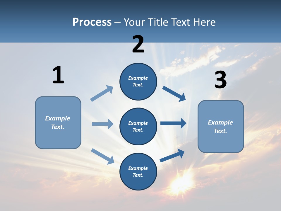 Dark Illuminated Yellow PowerPoint Template