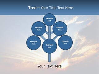 Dark Illuminated Yellow PowerPoint Template