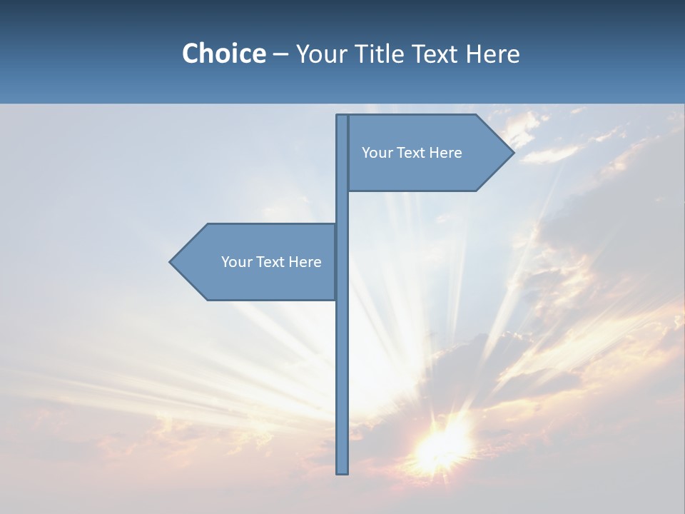 Dark Illuminated Yellow PowerPoint Template