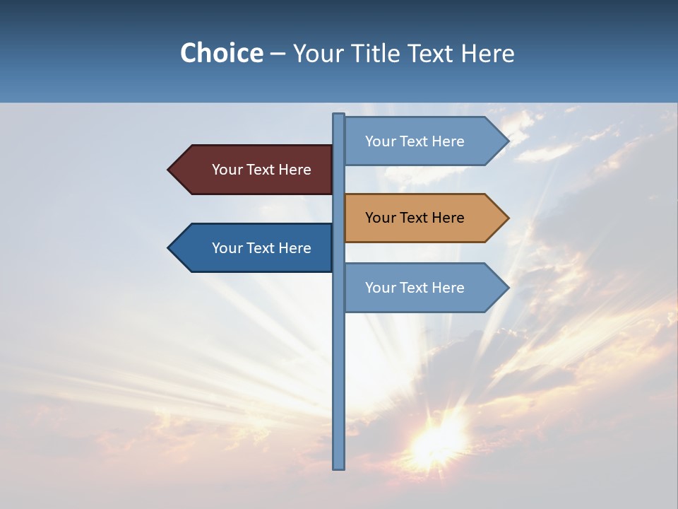 Dark Illuminated Yellow PowerPoint Template