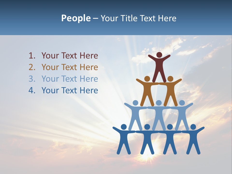 Dark Illuminated Yellow PowerPoint Template