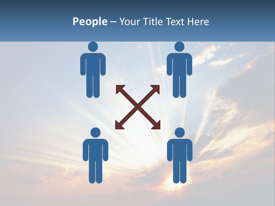 Dark Illuminated Yellow PowerPoint Template