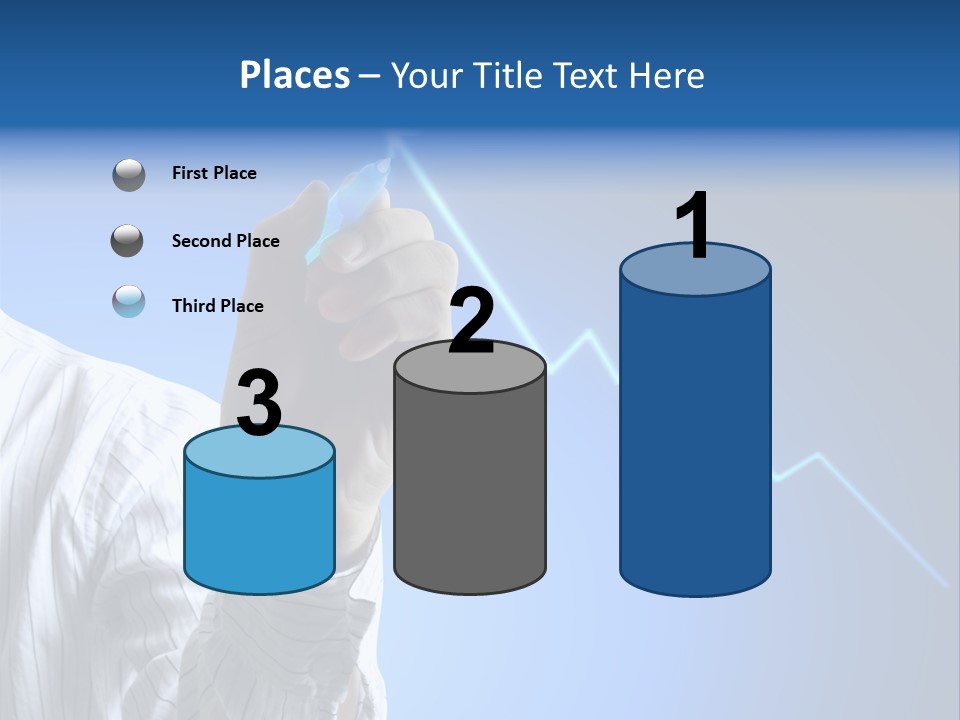 Forecasting Graph Increase PowerPoint Template