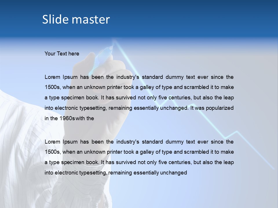 Forecasting Graph Increase PowerPoint Template