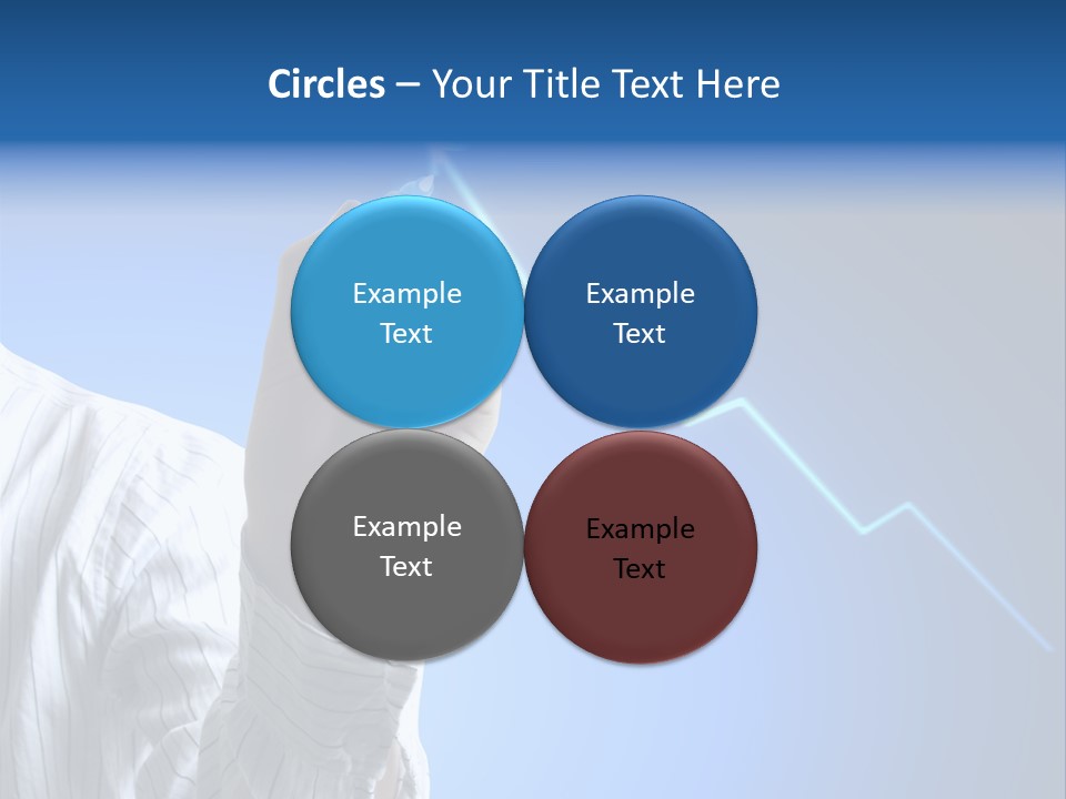 Forecasting Graph Increase PowerPoint Template
