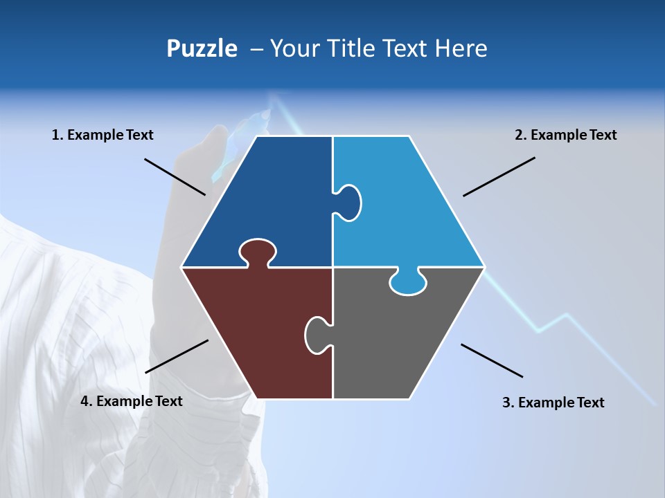 Forecasting Graph Increase PowerPoint Template