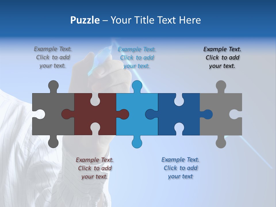 Forecasting Graph Increase PowerPoint Template