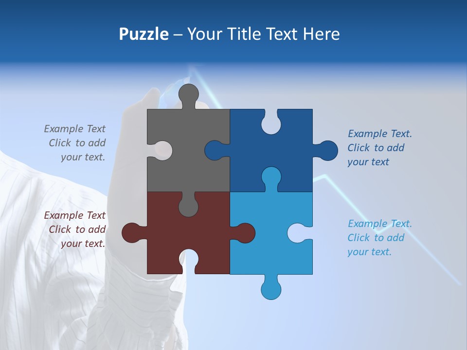 Forecasting Graph Increase PowerPoint Template