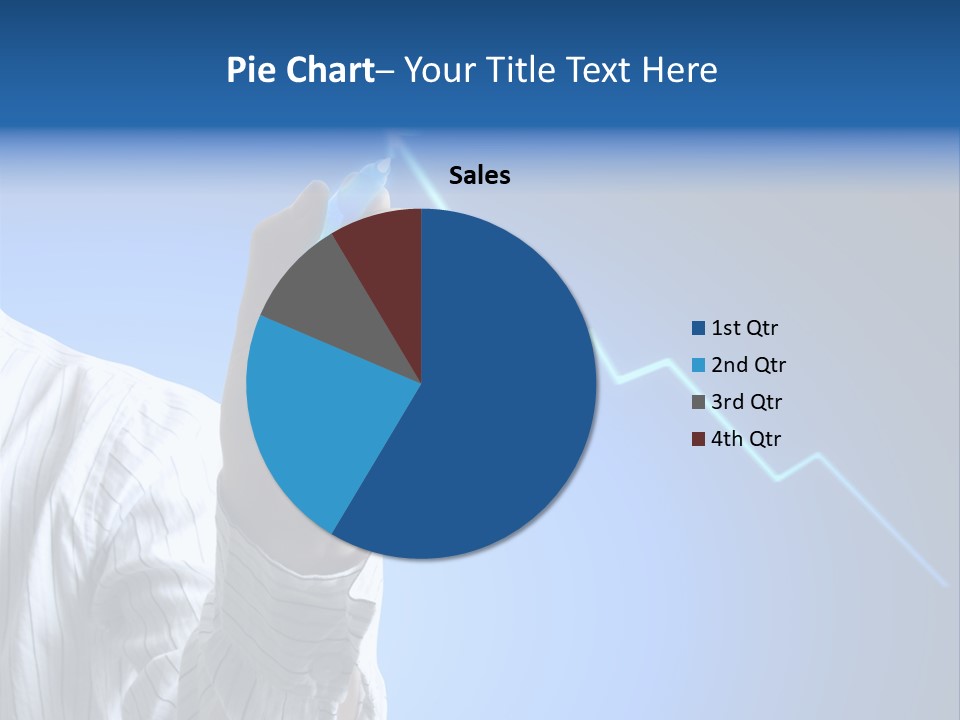 Forecasting Graph Increase PowerPoint Template