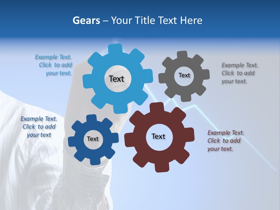 Forecasting Graph Increase PowerPoint Template