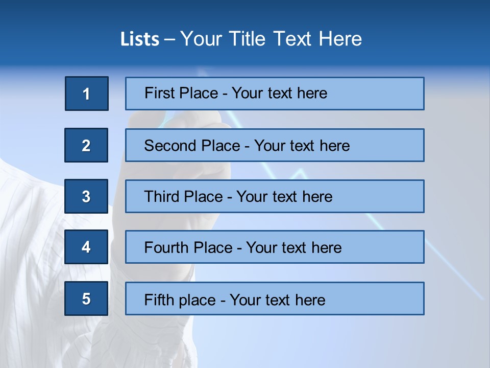 Forecasting Graph Increase PowerPoint Template