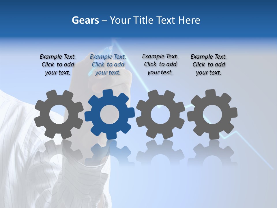 Forecasting Graph Increase PowerPoint Template
