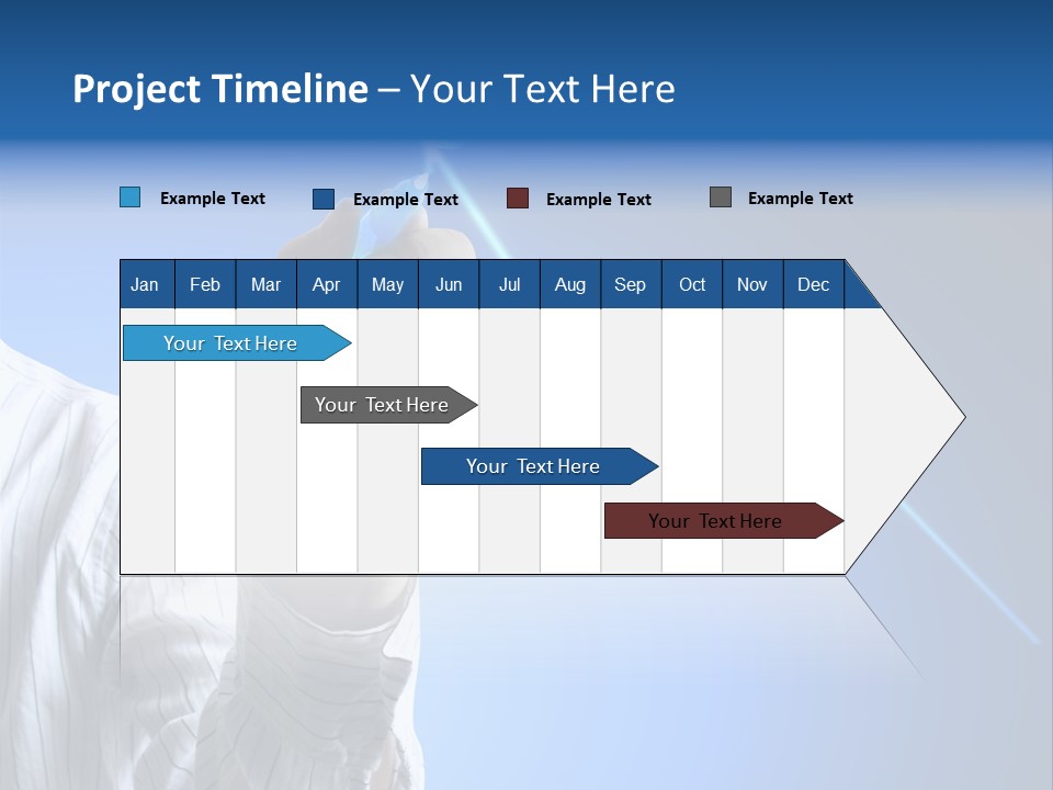 Forecasting Graph Increase PowerPoint Template