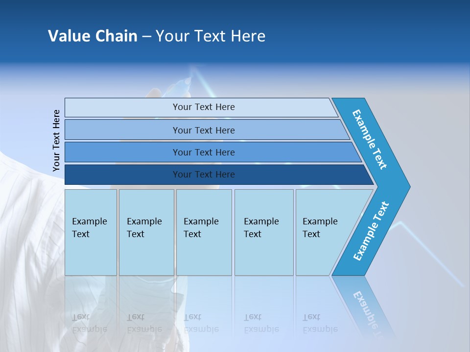 Forecasting Graph Increase PowerPoint Template