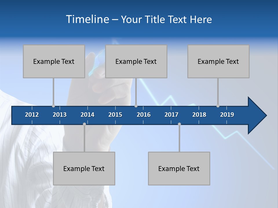 Forecasting Graph Increase PowerPoint Template