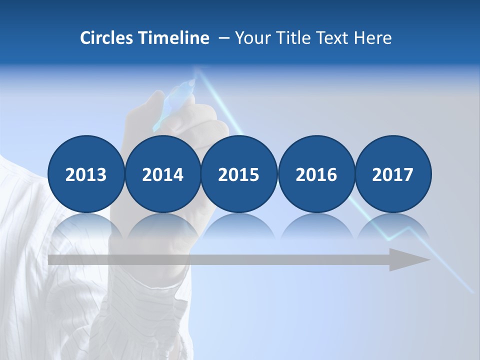 Forecasting Graph Increase PowerPoint Template