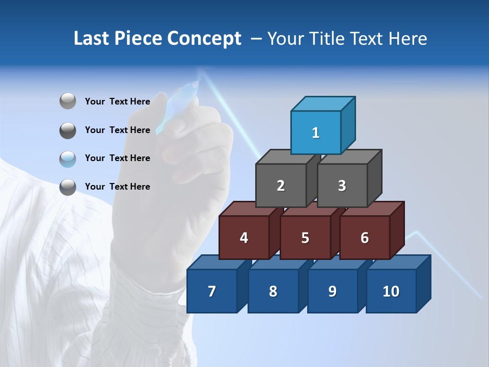 Forecasting Graph Increase PowerPoint Template