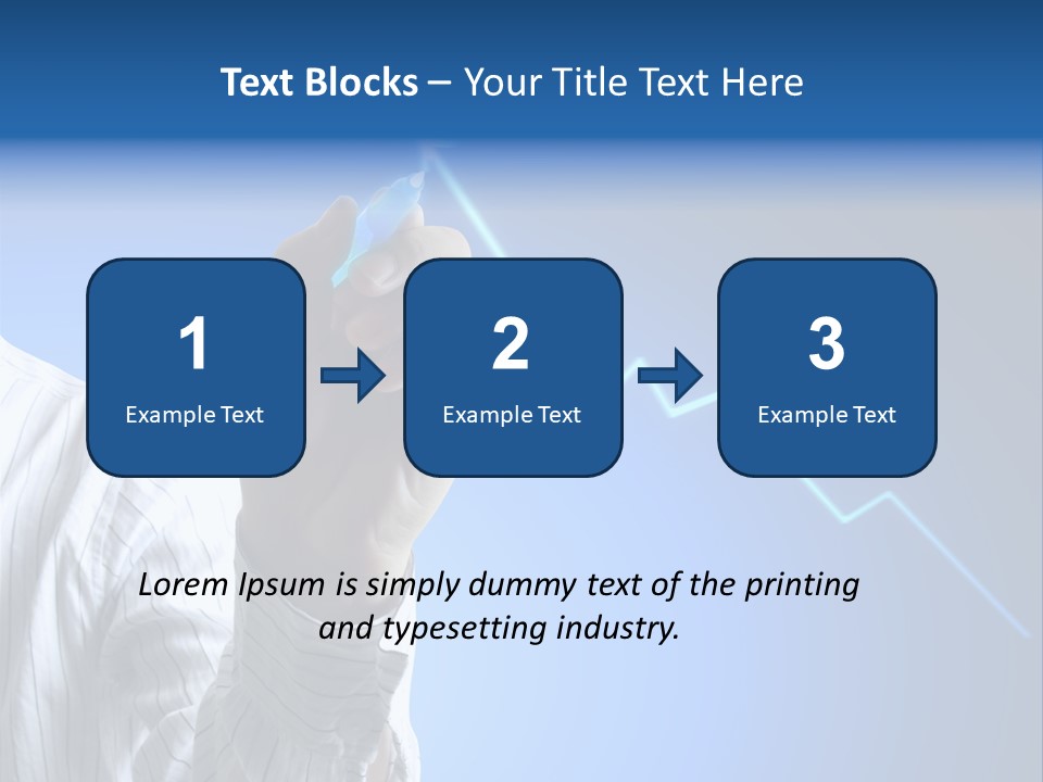 Forecasting Graph Increase PowerPoint Template