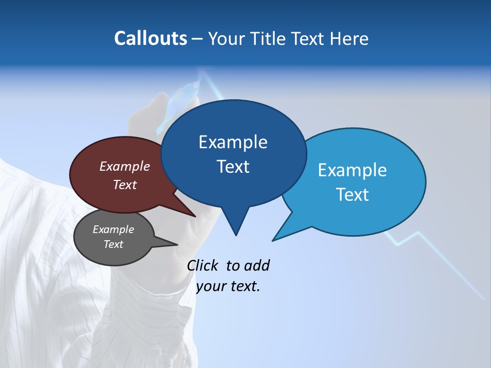 Forecasting Graph Increase PowerPoint Template
