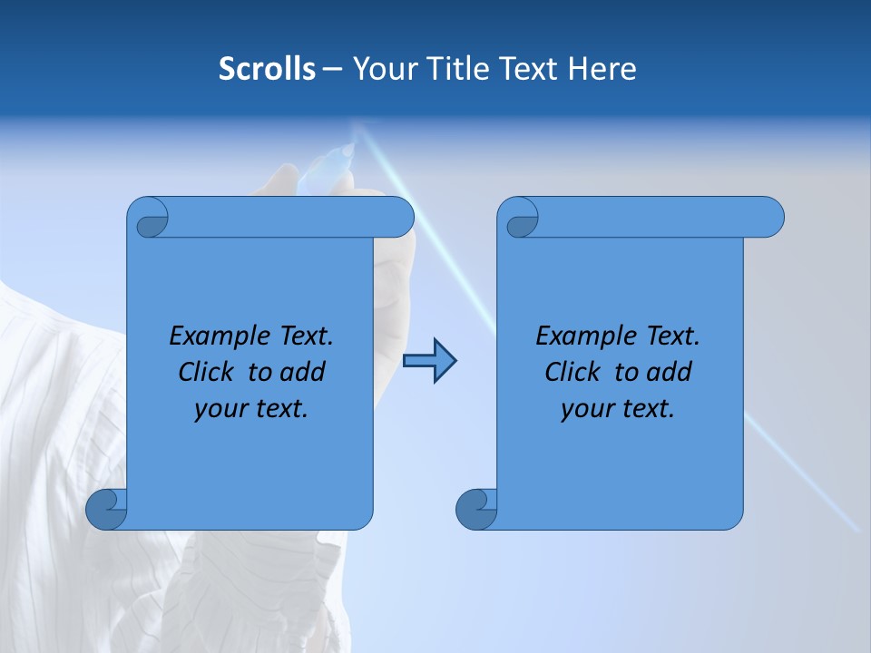 Forecasting Graph Increase PowerPoint Template