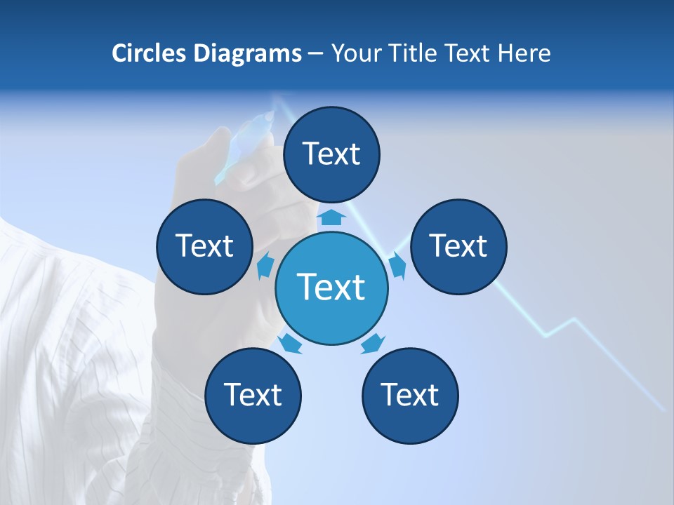 Forecasting Graph Increase PowerPoint Template